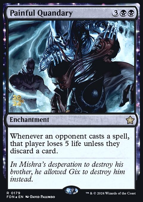 Painful Quandary, Foundations Promos #179s, Magic: The Gathering card