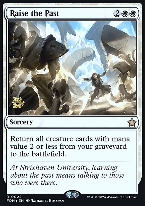 Raise the Past, Foundations Promos #22s, Magic: The Gathering card