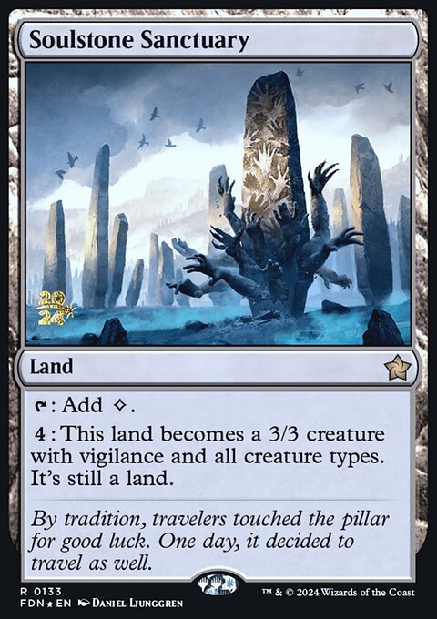 Soulstone Sanctuary, Foundations Promos #133s, Magic: The Gathering card