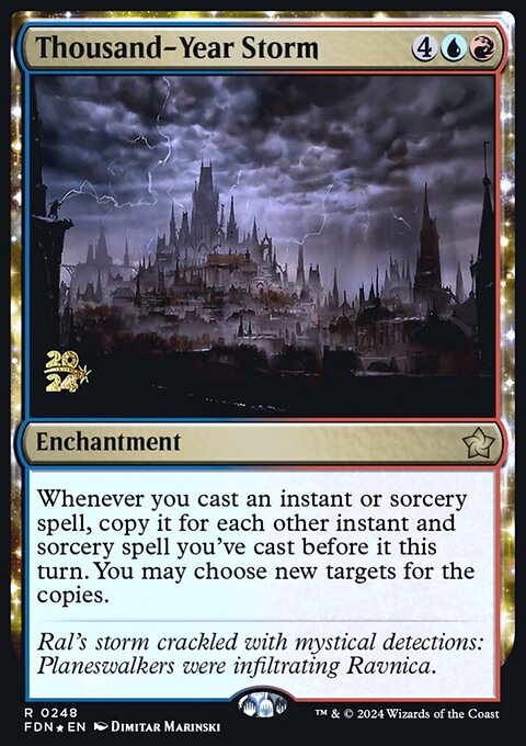 Thousand-Year Storm, Foundations Promos #248s, Magic: The Gathering card