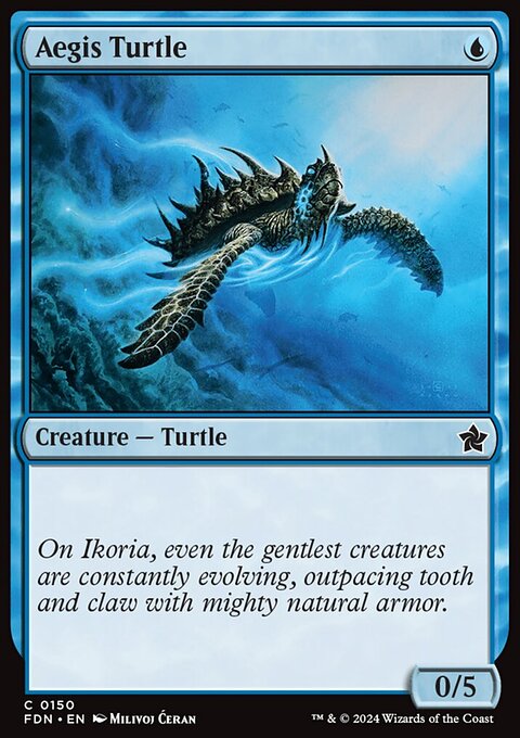 Aegis Turtle, Foundations #150, Magic: The Gathering card