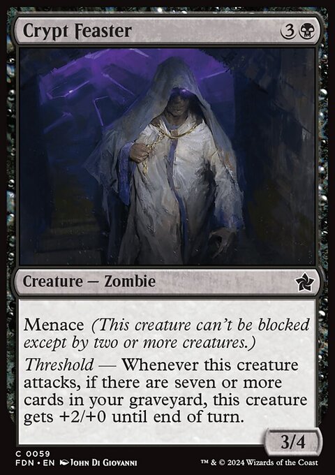 Crypt Feaster, Foundations #59, Magic: The Gathering card