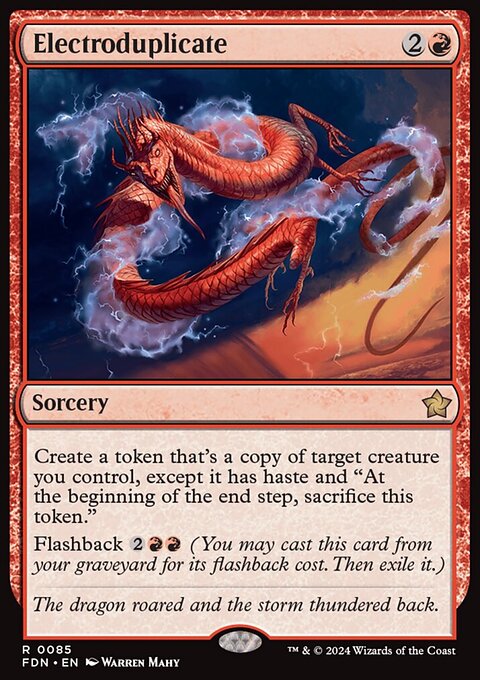 Electroduplicate, Foundations #85, Magic: The Gathering card