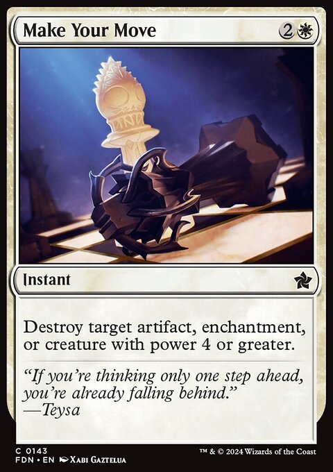 Make Your Move, Foundations #143, Magic: The Gathering card