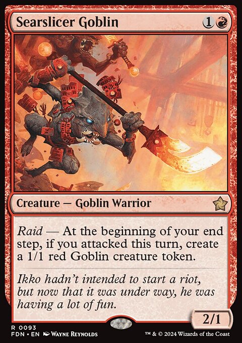 Searslicer Goblin, Foundations #93, Magic: The Gathering card