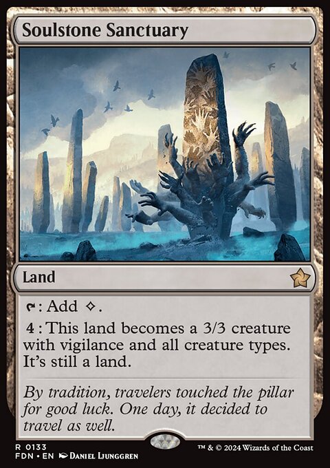 Soulstone Sanctuary, Foundations #133, Magic: The Gathering card