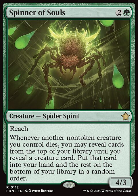 Spinner of Souls, Foundations #112, Magic: The Gathering card