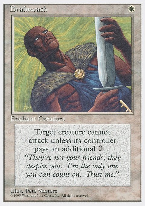 Brainwash, Fourth Edition #11, Magic: The Gathering card