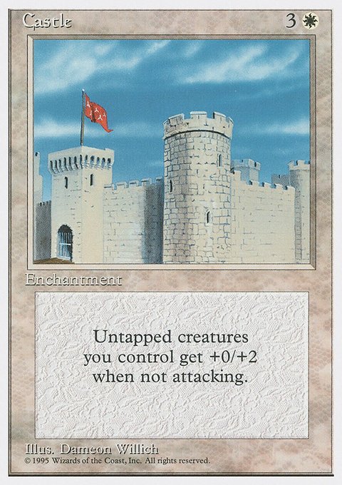 Castle, Fourth Edition #12, Magic: The Gathering card
