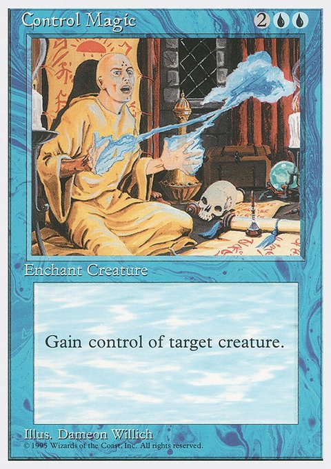 Control Magic, Fourth Edition #64, Magic: The Gathering card