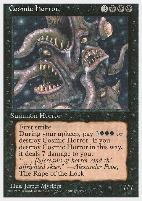 Cosmic Horror, Fourth Edition #126, Magic: The Gathering card