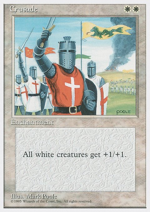 Crusade, Fourth Edition #20, Magic: The Gathering card