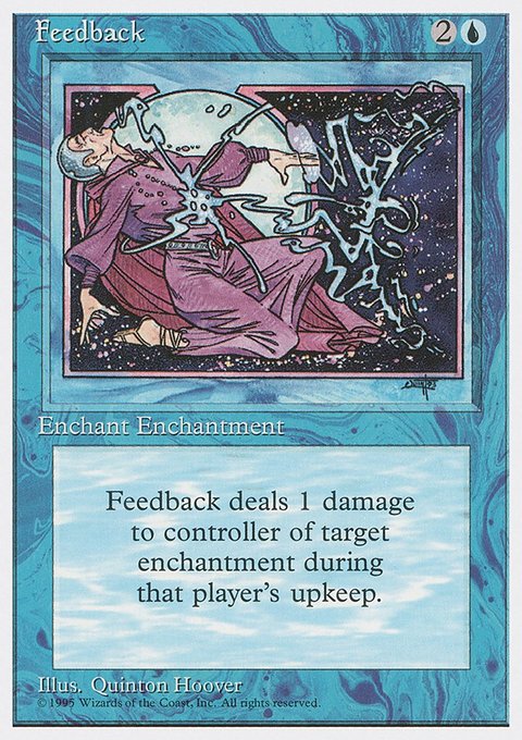 Feedback, Fourth Edition #71, Magic: The Gathering card