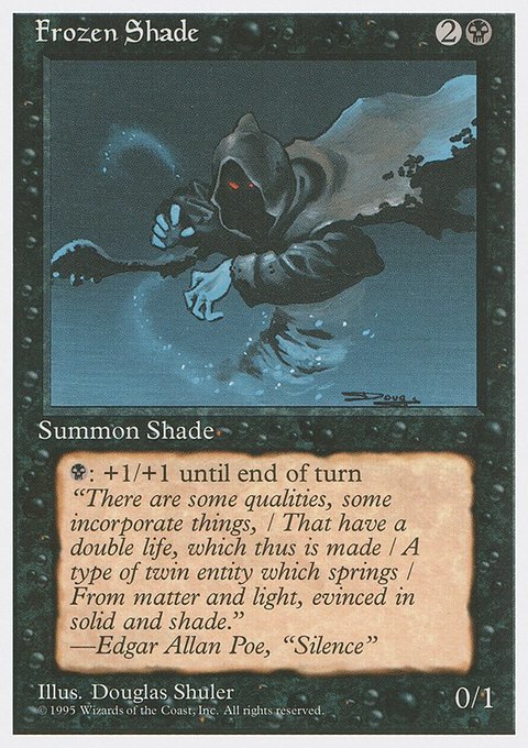 Frozen Shade, Fourth Edition #138, Magic: The Gathering card