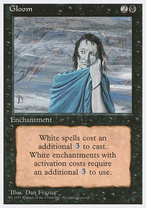 Gloom, Fourth Edition #139, Magic: The Gathering card