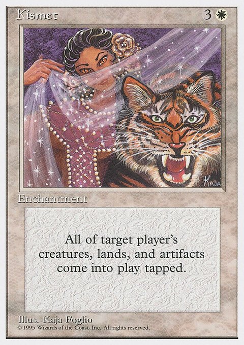 Kismet, Fourth Edition #33, Magic: The Gathering card