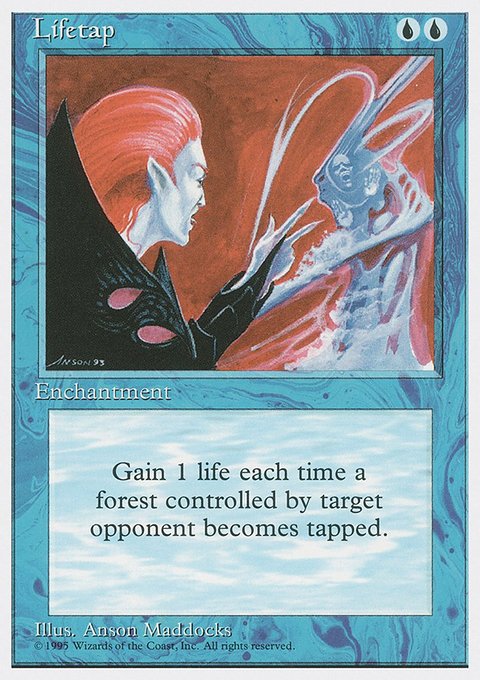 Lifetap, Fourth Edition #81, Magic: The Gathering card