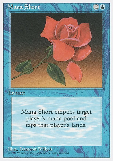 Mana Short, Fourth Edition #85, Magic: The Gathering card