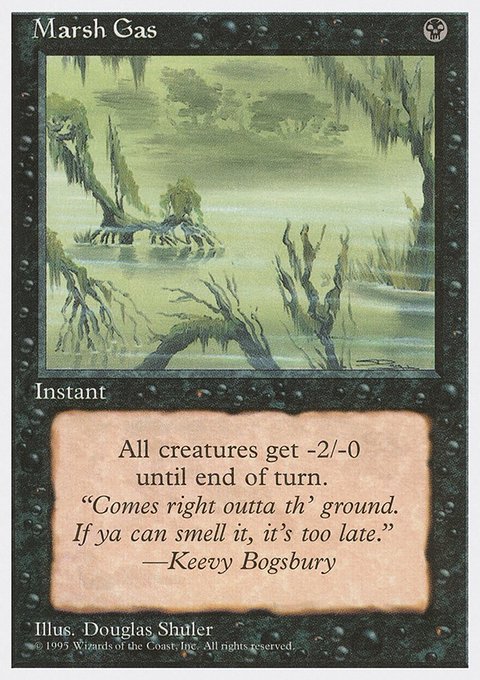 Marsh Gas, Fourth Edition #146, Magic: The Gathering card