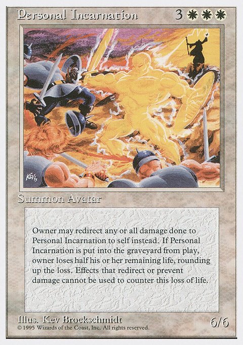 Personal Incarnation, Fourth Edition #40, Magic: The Gathering card
