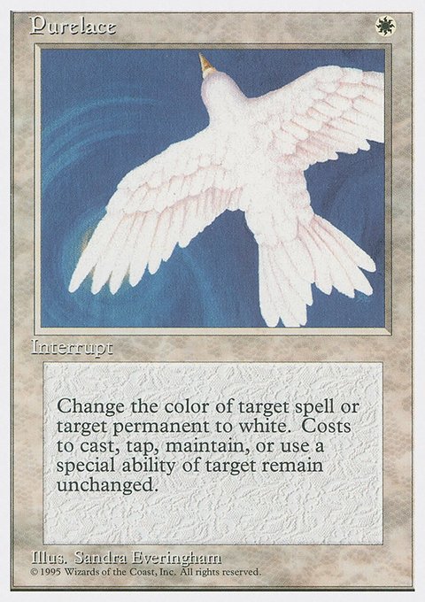 Purelace, Fourth Edition #43, Magic: The Gathering card