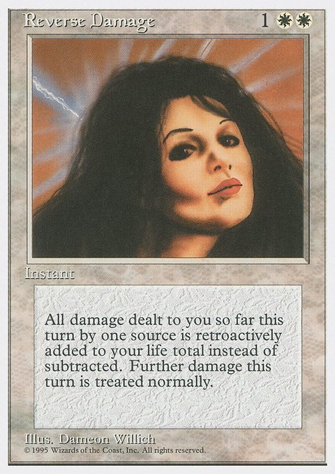 Reverse Damage, Fourth Edition #45, Magic: The Gathering card