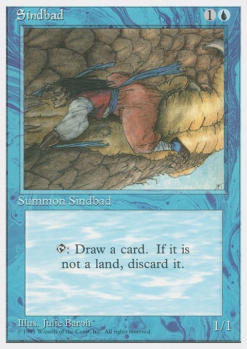 Sindbad, Fourth Edition #100, Magic: The Gathering card