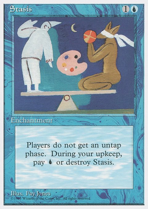Stasis, Fourth Edition #104, Magic: The Gathering card