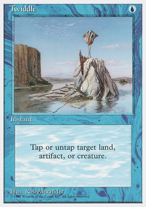 Twiddle, Fourth Edition #109, Magic: The Gathering card