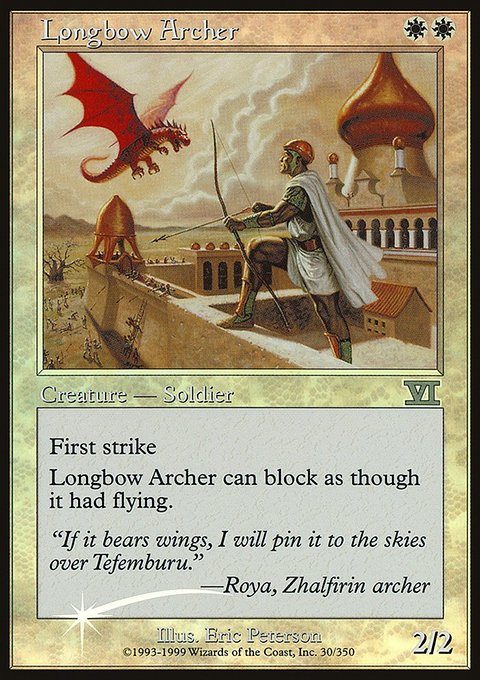 Longbow Archer, Friday Night Magic 2000 #3, Magic: The Gathering card
