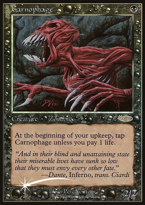 Carnophage, Friday Night Magic 2001 #10, Magic: The Gathering card