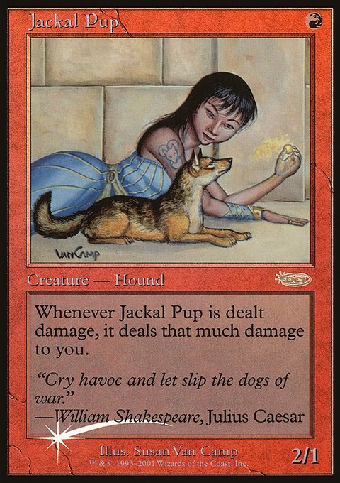 Jackal Pup, Friday Night Magic 2001 #8, Magic: The Gathering card