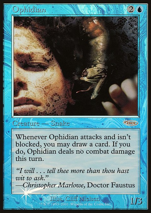 Ophidian, Friday Night Magic 2001 #7, Magic: The Gathering card