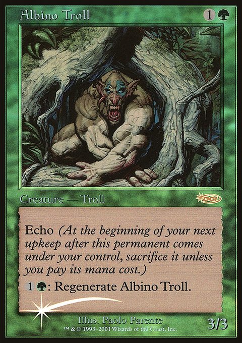 Albino Troll, Friday Night Magic 2002 #2, Magic: The Gathering card