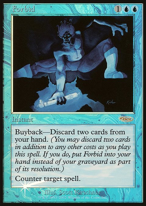 Forbid, Friday Night Magic 2002 #9, Magic: The Gathering card