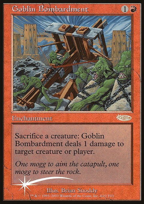 Goblin Bombardment, Friday Night Magic 2003 #6, Magic: The Gathering card