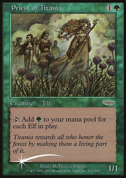 Priest of Titania, Friday Night Magic 2003 #5, Magic: The Gathering card