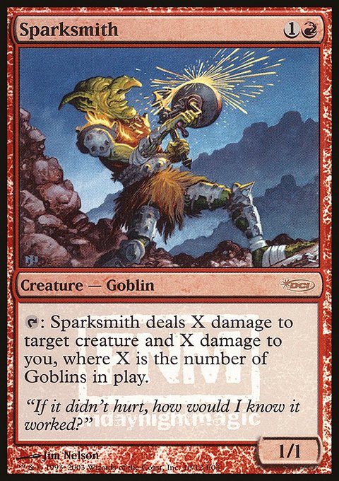 Sparksmith, Friday Night Magic 2003 #10, Magic: The Gathering card