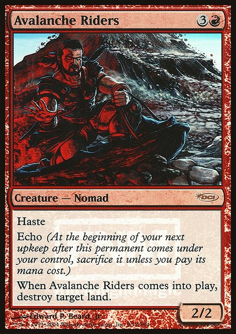 Avalanche Riders, Friday Night Magic 2004 #9, Magic: The Gathering card