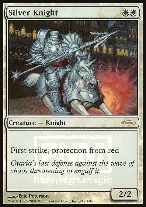 Silver Knight, Friday Night Magic 2004 #3, Magic: The Gathering card