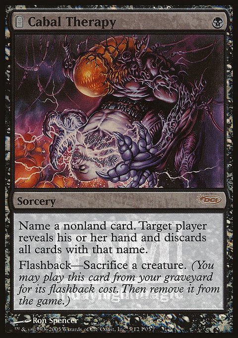 Cabal Therapy, Friday Night Magic 2005 #5, Magic: The Gathering card