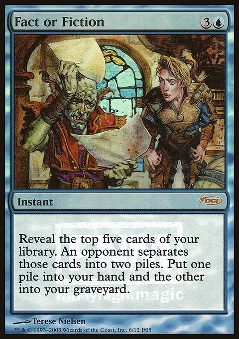 Fact or Fiction, Friday Night Magic 2005 #6, Magic: The Gathering card