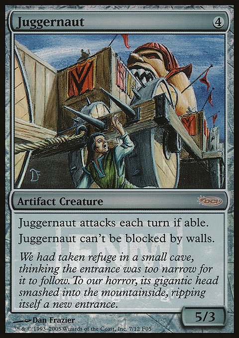 Juggernaut, Friday Night Magic 2005 #7, Magic: The Gathering card