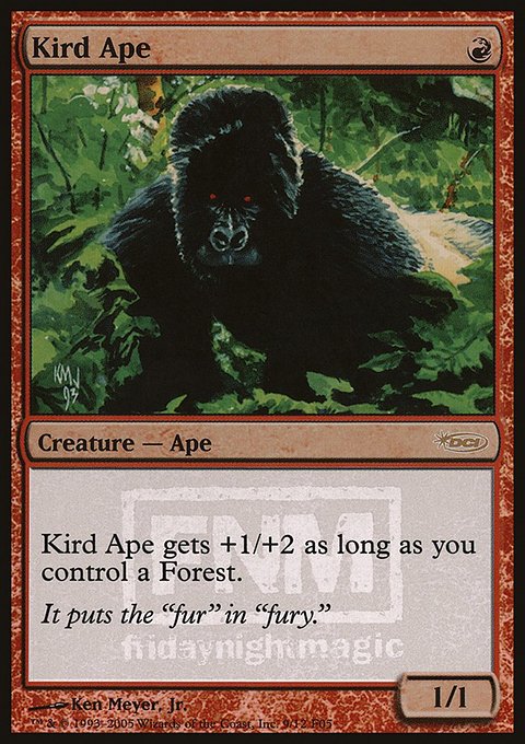 Kird Ape, Friday Night Magic 2005 #9, Magic: The Gathering card