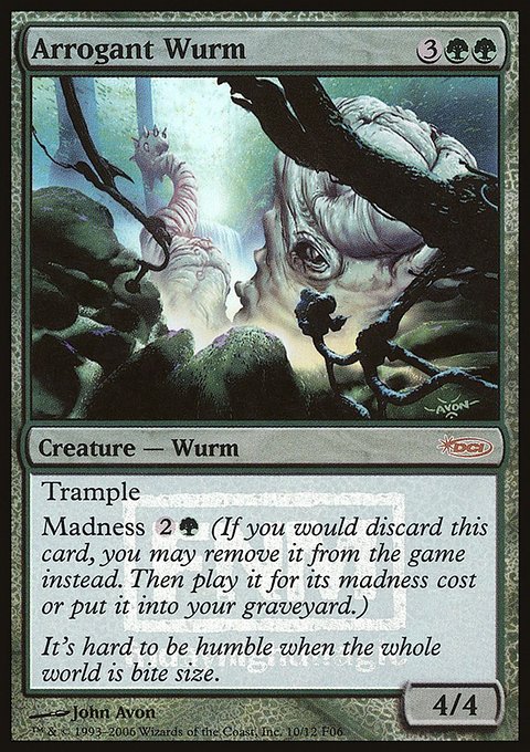 Arrogant Wurm, Friday Night Magic 2006 #10, Magic: The Gathering card