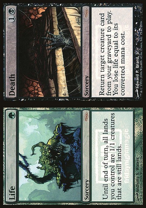 Life // Death, Friday Night Magic 2006 #11a, Magic: The Gathering card
