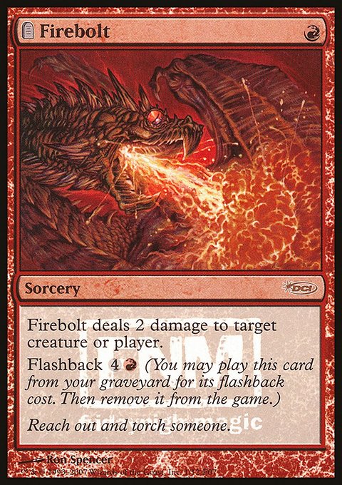 Firebolt, Friday Night Magic 2007 #1, Magic: The Gathering card