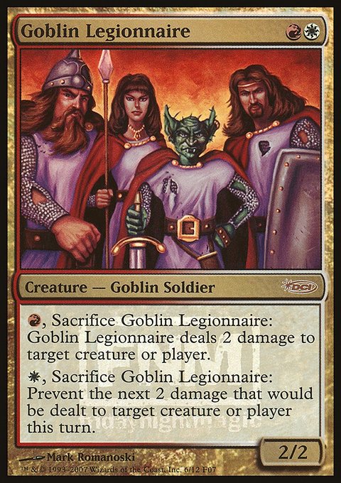 Goblin Legionnaire, Friday Night Magic 2007 #6, Magic: The Gathering card