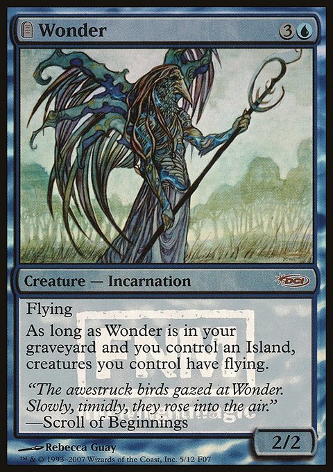 Wonder, Friday Night Magic 2007 #5, Magic: The Gathering card