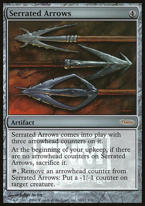 Serrated Arrows, Friday Night Magic 2008 #10, Magic: The Gathering card